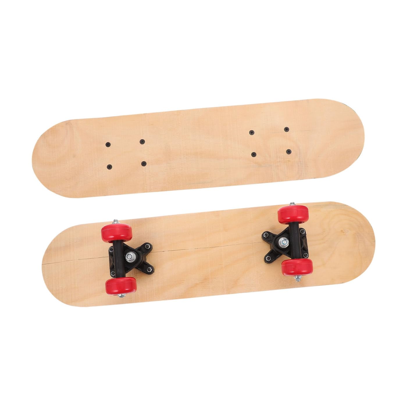 ifundom Planche de Skate Vierge en Bois Double Kick, Skateboard DIY Graffiti Peint la Main, Légère et Résistante, Planche à Personnaliser pour Garçon et Filles et Adolescents, Usage