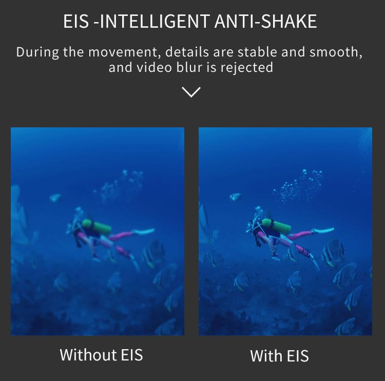 Smartphone connected to action camera via Wi-Fi