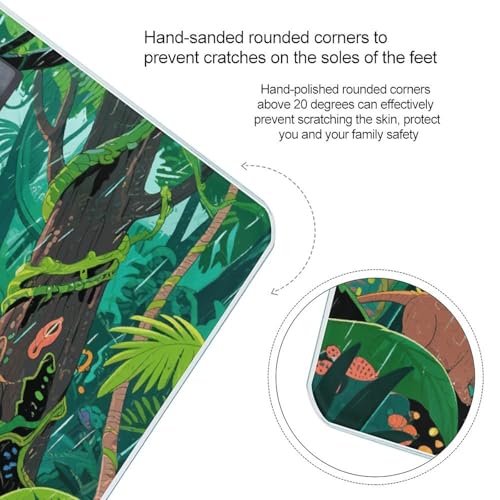 Báscula Digital de Baño Tropical Rainforest con Pantalla LED miniatura 4