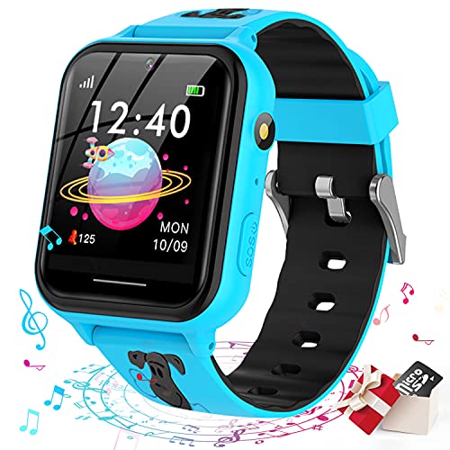Jsbaby Smart Watch for Kids,Kids Smart Watch Boys Girls with SOS Call,Music Player,Pedometer,Math Games,Camera,Alarm,Recorder,Calculator,Mp3,for Birthday Gift Children (Dark Blue) Jsbaby Smart Watch for Kids,Kids Smart Watch Boys Girls with SOS Call,Music Player,Pedometer,Math Games,Camera,Alarm,Recorder,Calculator,Mp3,for Birthday Gift Children (Dark Blue)