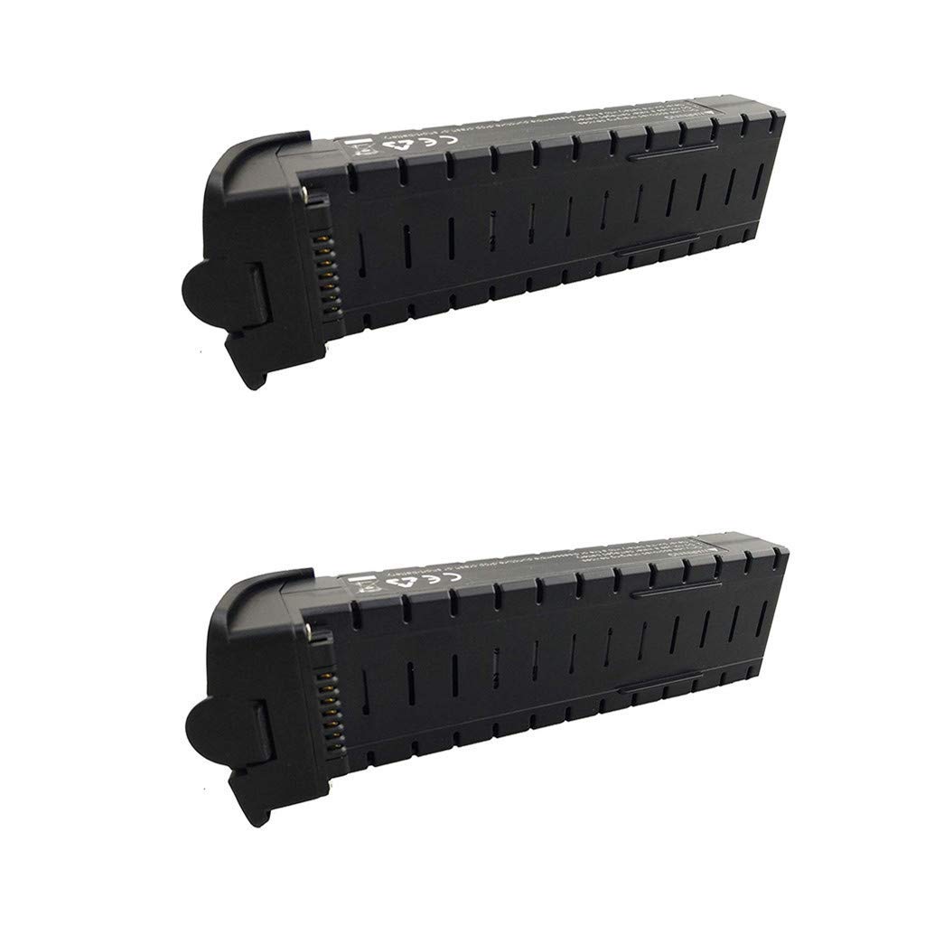 sea jump Lot de 2 batteries au lithium 7,4 V 2800 mAh pour batterie HS700D sans balais à quatre axes pour drone télécommande