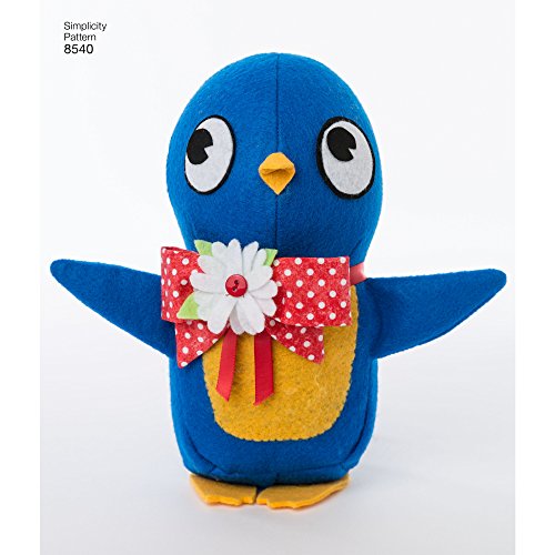 Réussir ses peluches en feutrine facilement avec Simplicity 8540