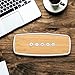 comiso Bluetooth Speakers, 20W Loud Wood Home Audio Outdoor Portable Wireless Speaker, Subwoofer Tweeters for Super Bass Stereo Sound Bluetooth 5.0 Handsfree 24H Playtime