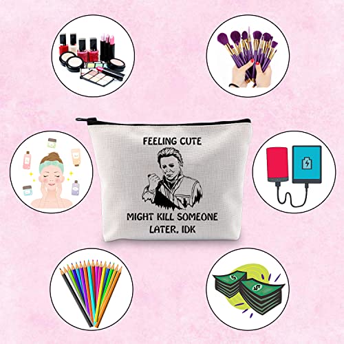 TSOTMO Novelty Horror Movie Lover Gift Feeling Cute Might Kill Someone Later Scary Movie Merchandise(Might kill)3