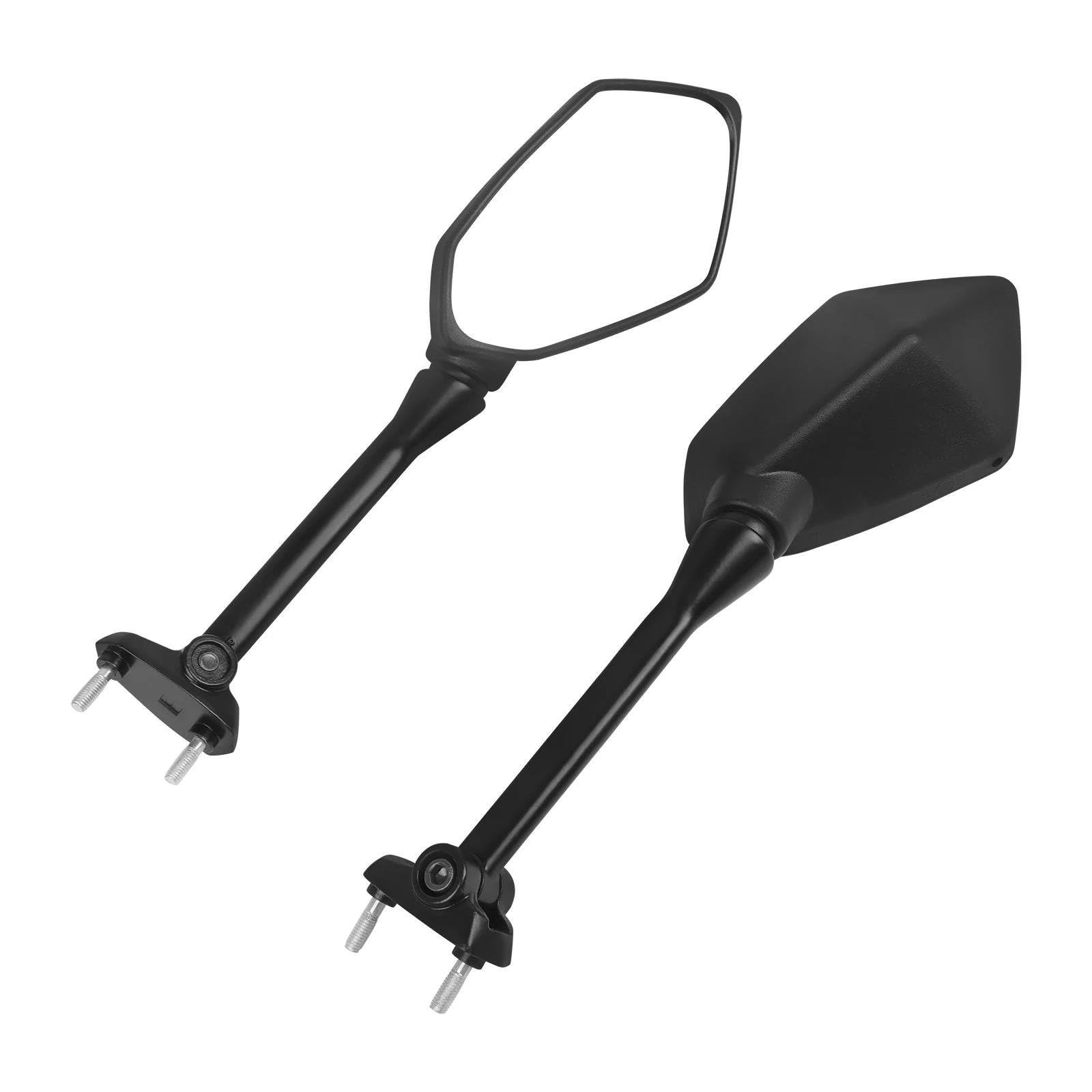 Rétroviseurs latéraux Rétroviseurs De Moto 1 Paire De Rétroviseurs Convexes Noirs Rétroviseurs Latéraux pour Kawasaki pour Ninja 1000 Z1000SX 2011-2019 Rotatif