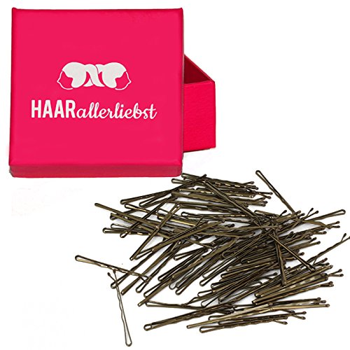 La Peach Fashions Bobby-Pins Für Damen - 50mm, Gewellt, 36 Stück, Ideal Zum Haare Stylen