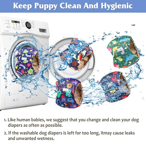 Image of Reusable Dog Diapers Male 3Pcs, Premium Washable Belly Band for Male Dogs XLarge, High Absorbing Male Dog Wraps for Doggie & Puppy in Incontinence, Excitable Urination and Training XL