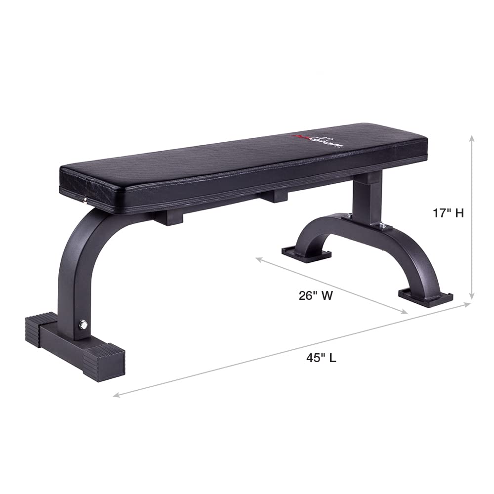 AmStaff TS015L Flat Weight Exercise Bench - Commercial Grade