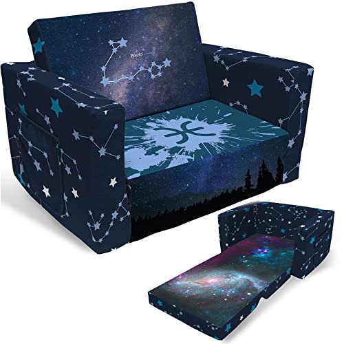 fond + found Kids Zodiac Sofa & Lounger with Flip Out Bed