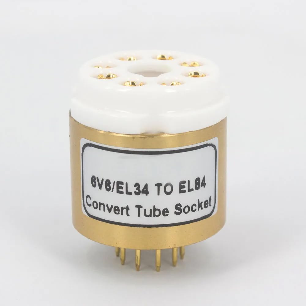 1PC 6V6 to EL84 EL34 to EL84 6BQ5 6P14 6P15 Vacuum Tube Socket Adapter Converter