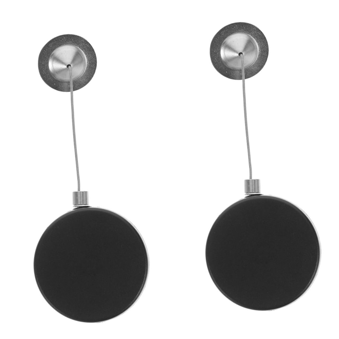 IWOWHERO 2Pcs Retractable Steel Cable Lock Portable Theft Safety Cable for Controllers Outdoor Equipment Travel Automatic Extension Effortless Retraction for Daily Use