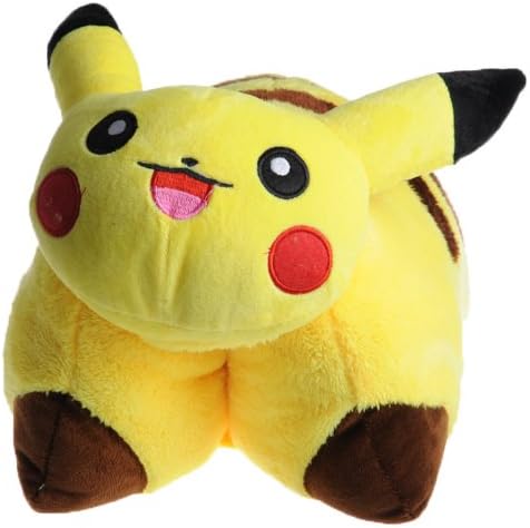 Anime Plush Pillow Plush Toy Foldable Cartoon Pillow Yellow Anime Pillow