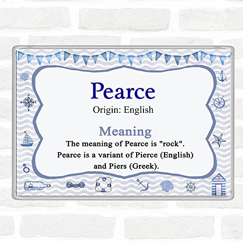 Pearce Name Meaning Jumbo Fridge Magnet Nautical