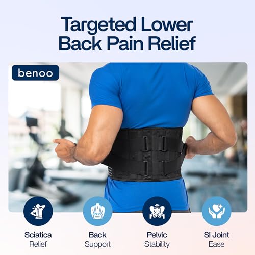 Faja lumbar benoo ajustable para dolor de espalda baja Piccola 74–88 cm 3