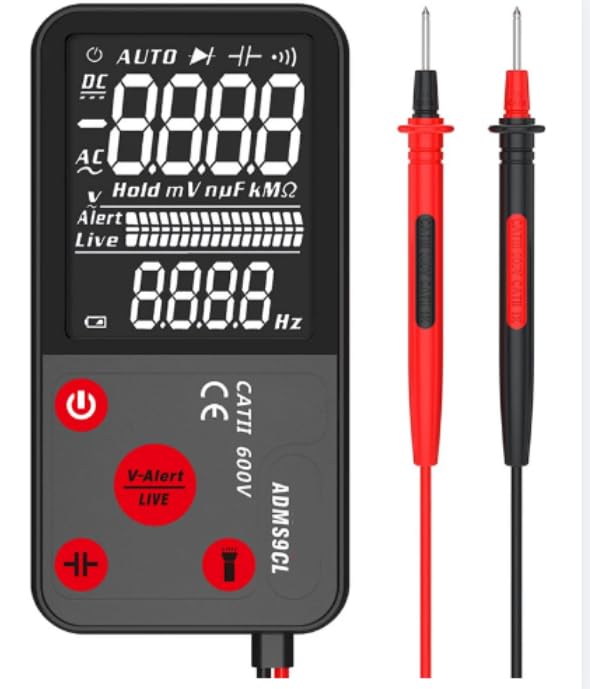 ADMS9 Digital Multimeter Portable Multitester Smart Electrician Tester T-RMS