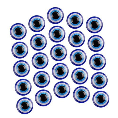 100 piezas de resina de ojo maligno para manualidades y scrapbooking