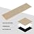 Natural Linen Non Slip Stair Treads for Wooden Steps Indoor Stair Runners Mats with Rubber Backing Stair Carpet 8" x 30" Washable for Children and Pets