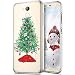 Produktbild Huawei Honor 6C Pro, Weiche HandyHülle klar TPU Cover Schale Weihnachten Motiv Muster Tasche Case Schlank Xmas Case für Huawei Honor 6C Pro/Huawei Honor V9 Play,Grüner Weihnachtsbaum