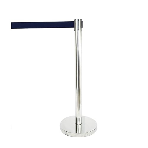 Miniatura 5 de VIP Crowd Control - Juego de barreras de seguridad con cinturones retráctiles, 91 cm de altura, cinturón de 198 cm y soporte de pared