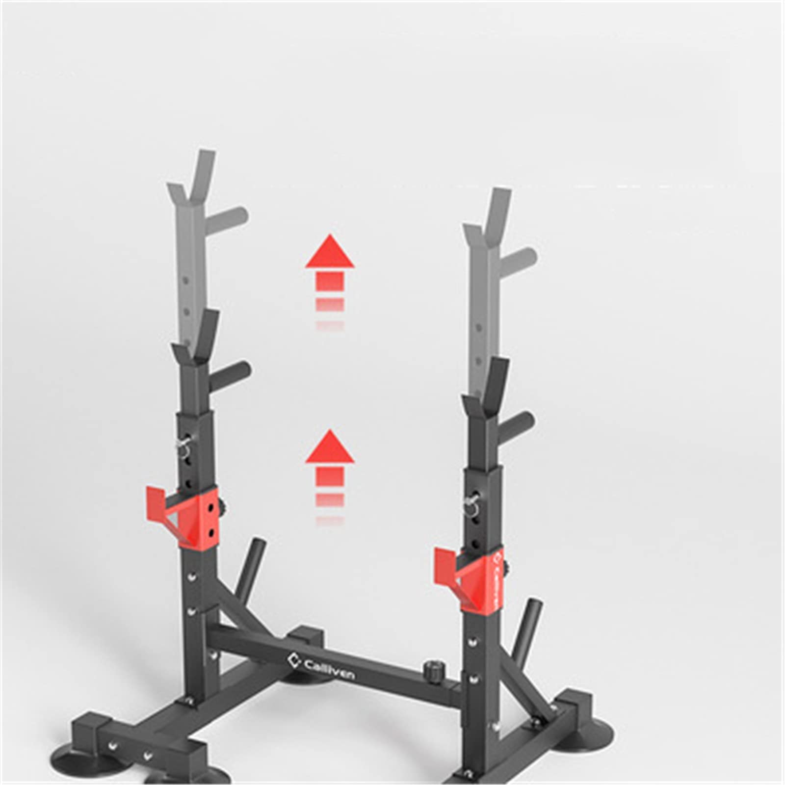 Amazon.co.jp: スクワットラック調整可能なスクワットスタンド