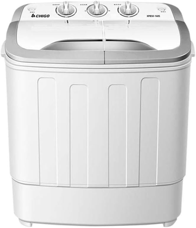 MOUTALE Portable Twin Tub Washing Machine 7kg Total Capacity Washer And Spin Dryer Combo Compact For Camping Dorms Apartments College Rooms 5kg Washing 3 Kg Drying