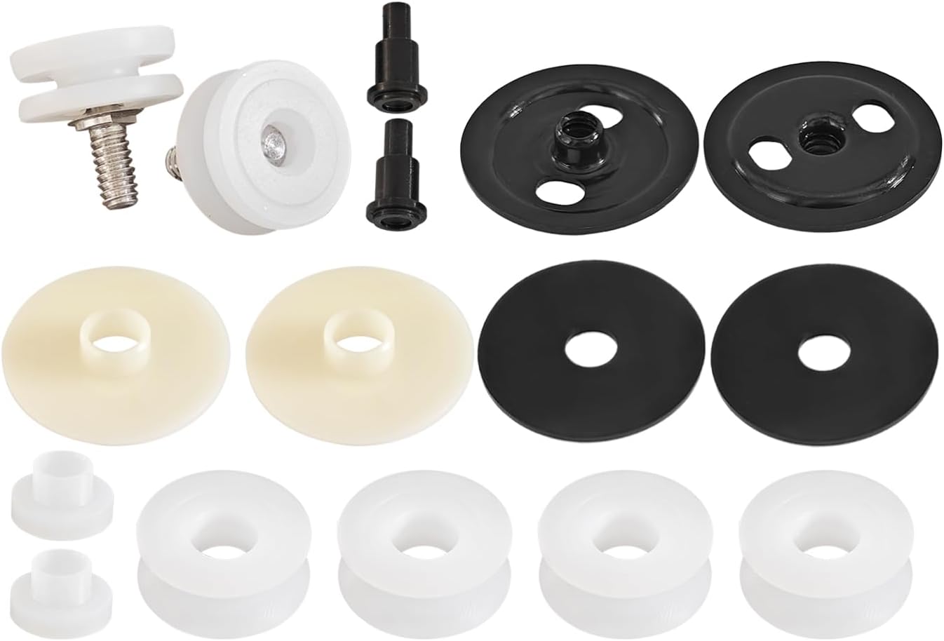 Rear Quarter Window Roller Glass Kit Fits for 68-72 GM A Body, Car Rear Quarter Window Repair Kit for Chevelle Malibu GTO 442 Cutlass GS Skylark F85 Tempest Lemans