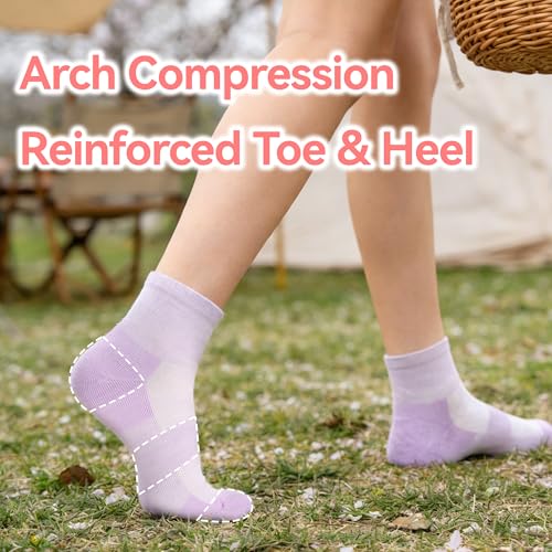 Image of 3 Pairs 90% Merino Wool Ankle Socks, Thin All-Season Casual Soft Breathable for Men Women