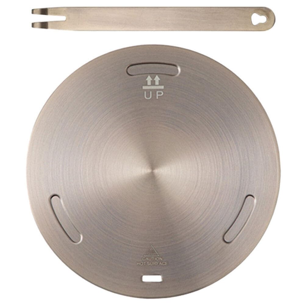 Kichvoe 1set Gas Stove Heat Diffuser Plate Cooking Adapter for Gas and Electric Stoves Easy to Induction Cooktops and Efficient Cooking