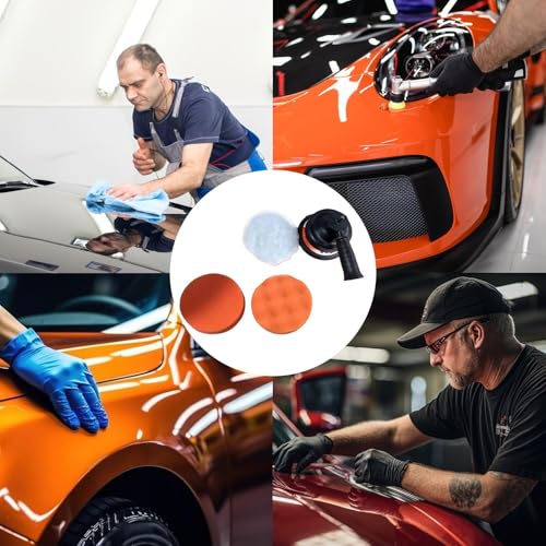 Almohadillas De Pulido - Accesorio Multifuncional De Lijado Profesional - Kit de Accesorio para Taladro | Para Faros Pintura Madera Ceramica Instalacion Limpieza Encerado Y Lijado - imagen 4
