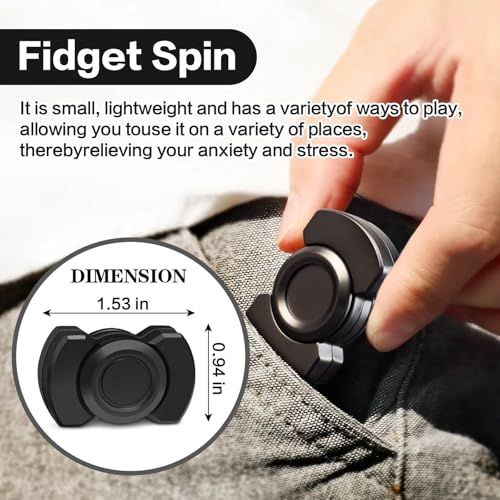 Image of Fidget Toys, 3-in-1 Desktop Fidget Slider and Box Set, Stress Relief Toys Adults, Office Focus Aid, Portable Anxiety Relief (Black（B）)