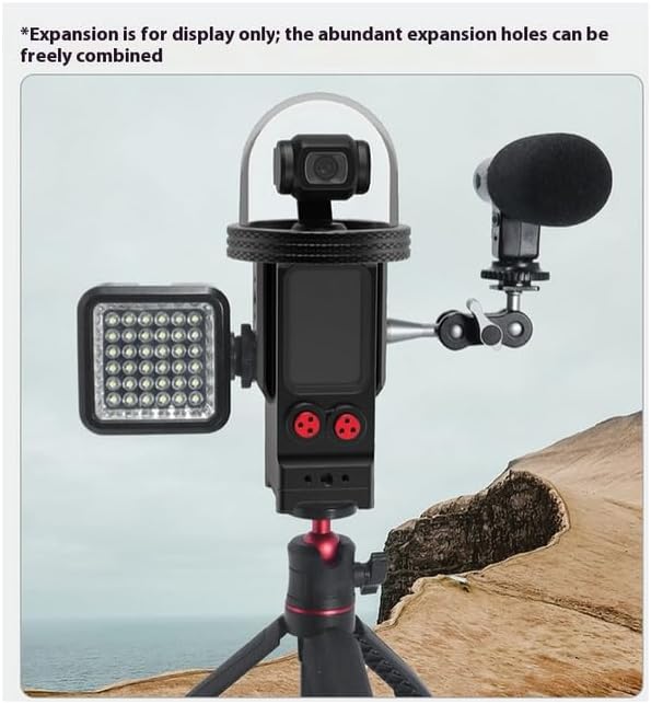 Miniatura 7 de Funda impermeablealeación de aluminio para DJI Osmo Pocket 3, soporta conexión de adaptador magnético, impermeable hasta 262.5 ft, resistente a la