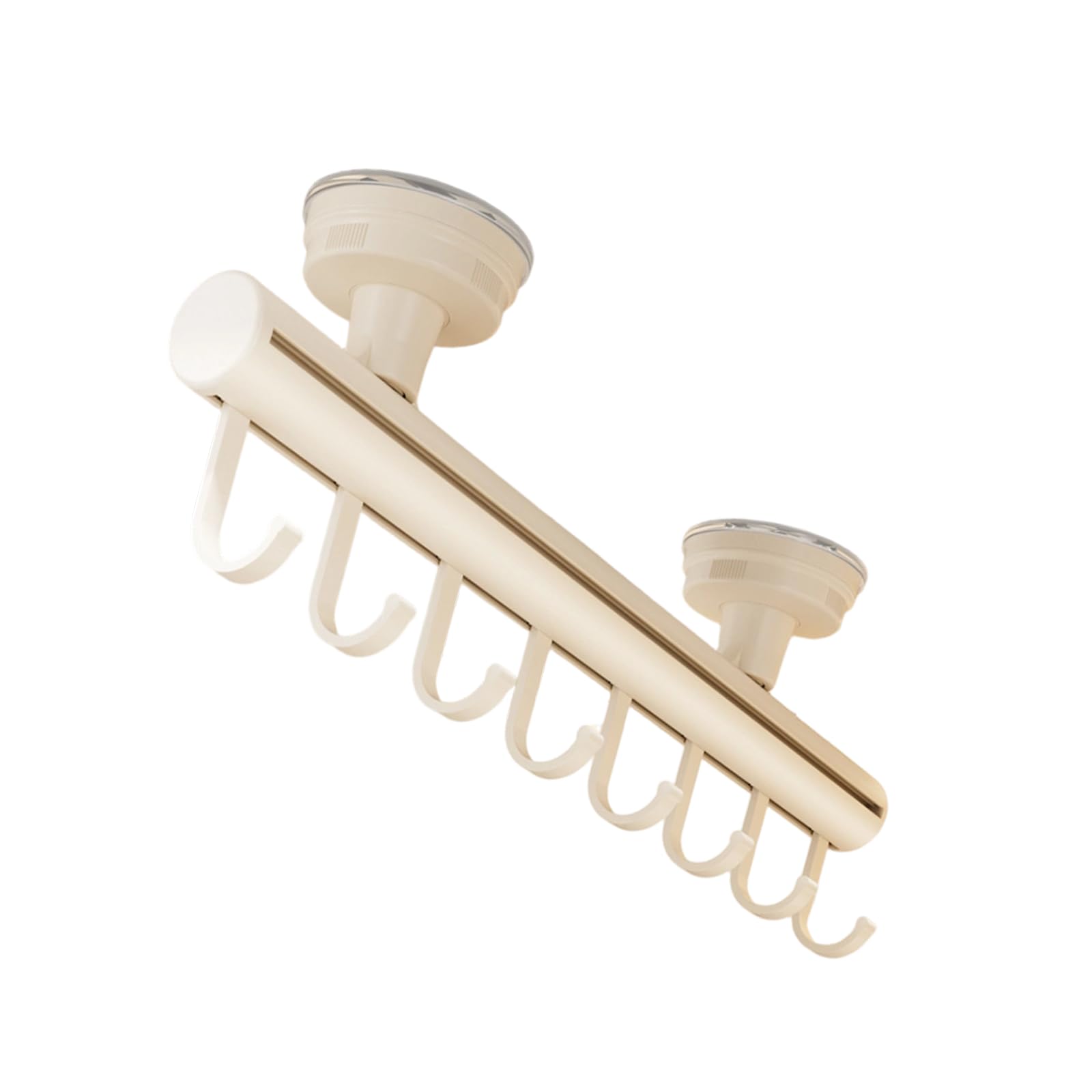 Modern Simple Suction Cup Hanger Systems Pull Out Design for Clothes Storage in Closet Wardrobes Space Efficient Aluminum ABS