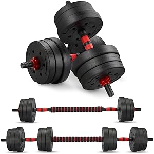 Anchor’s Adjustable Dumbbells – 20kg Weights Set for Men & Women, Perfect for Bodybuilding & Fitness Training, Free Weights