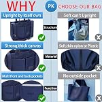 Canvas Tote Bag for WomenWomens Purse Handbags Totes Bags Crossbody Work Laptop Book Bag for Travel Nurse College Gift