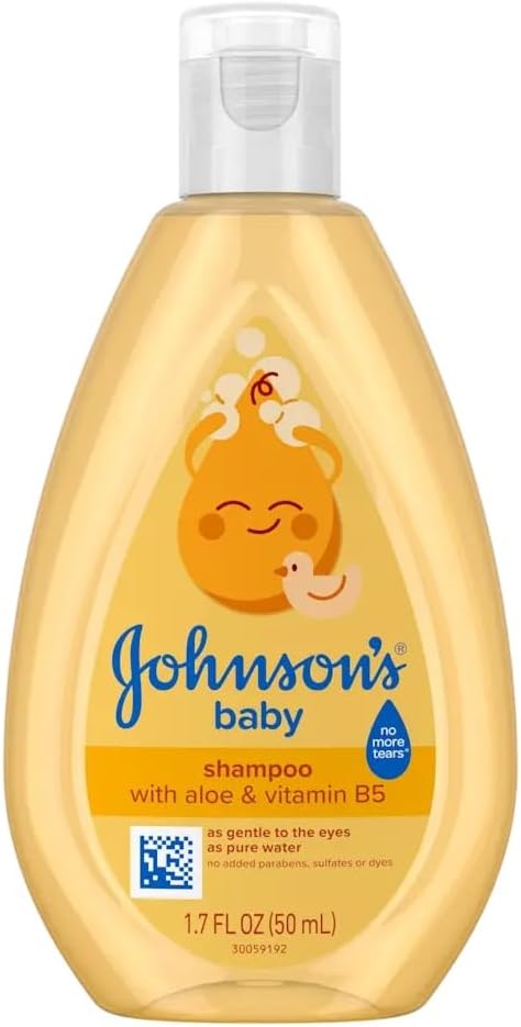 Johnson's Baby Shampoo with Gentle Tear Free Formula, Travel Size, 1.7 Fl Oz