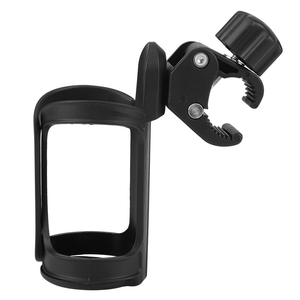 Baby Stroller Cup Holder, 360 Degrees Rotation Drink Holder Pushchair Bottle Storage Rack Universal Cup Holder for Baby Stroller and