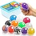 Produktbild ZaxiDeel 12 Anti-Stressbälle zum Kneten, Bunte Quetschball mit Wasse Perlen für Dekompression, ADHS Erwachsene und Kindern