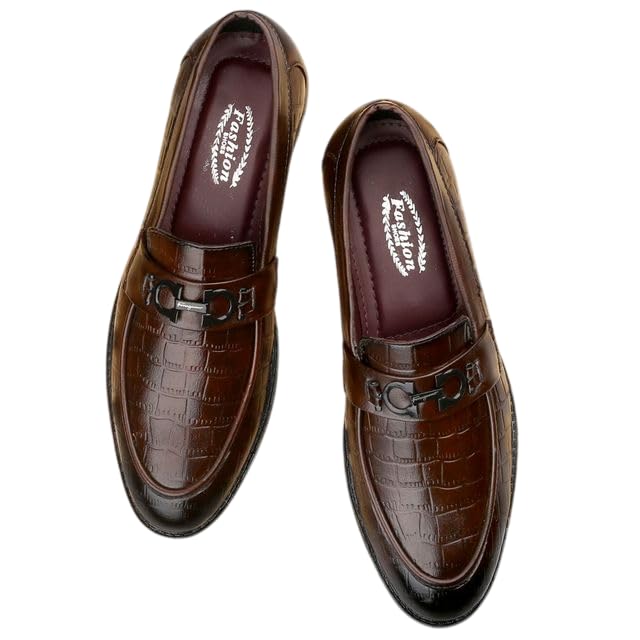 Image of WUGATTI Synthetic Slip-On Premium Attractive Professional Stylish Loafers for Men