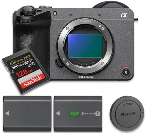 Sony FX2 Full-Frame Cinema Camera Body Only, Gray (Value Bundle)