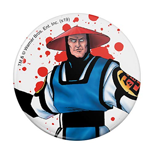 Mortal Kombat Klassic Raiden Character Pinback Button Pin
