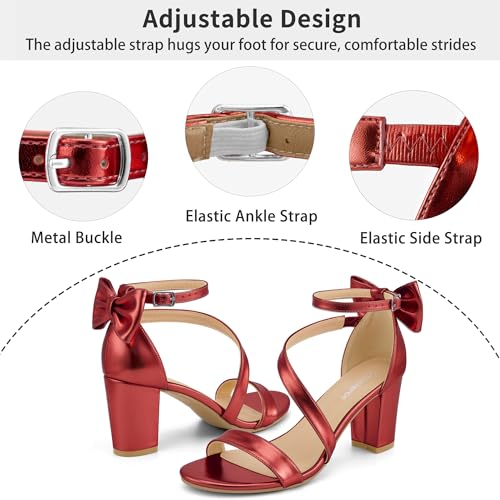 Image of Reimferce Womens Comfortable Heels for Wedding: No Blisters & Sore Feet by 40% Better Shock Absorption During Wedding - 8-Hour Keeping Pain-Free for Brides & Bridesmaids