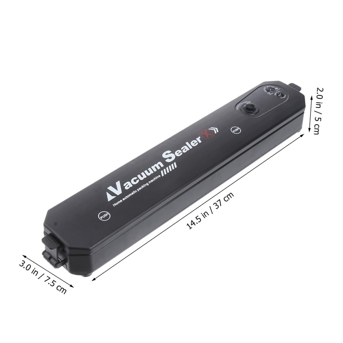 Scelleuse sous Vide Alimentaire Portable Automatique en Plastique Noir Faible Vibration et Paquet de Scellage pour Conservation des Aliments en Voyage