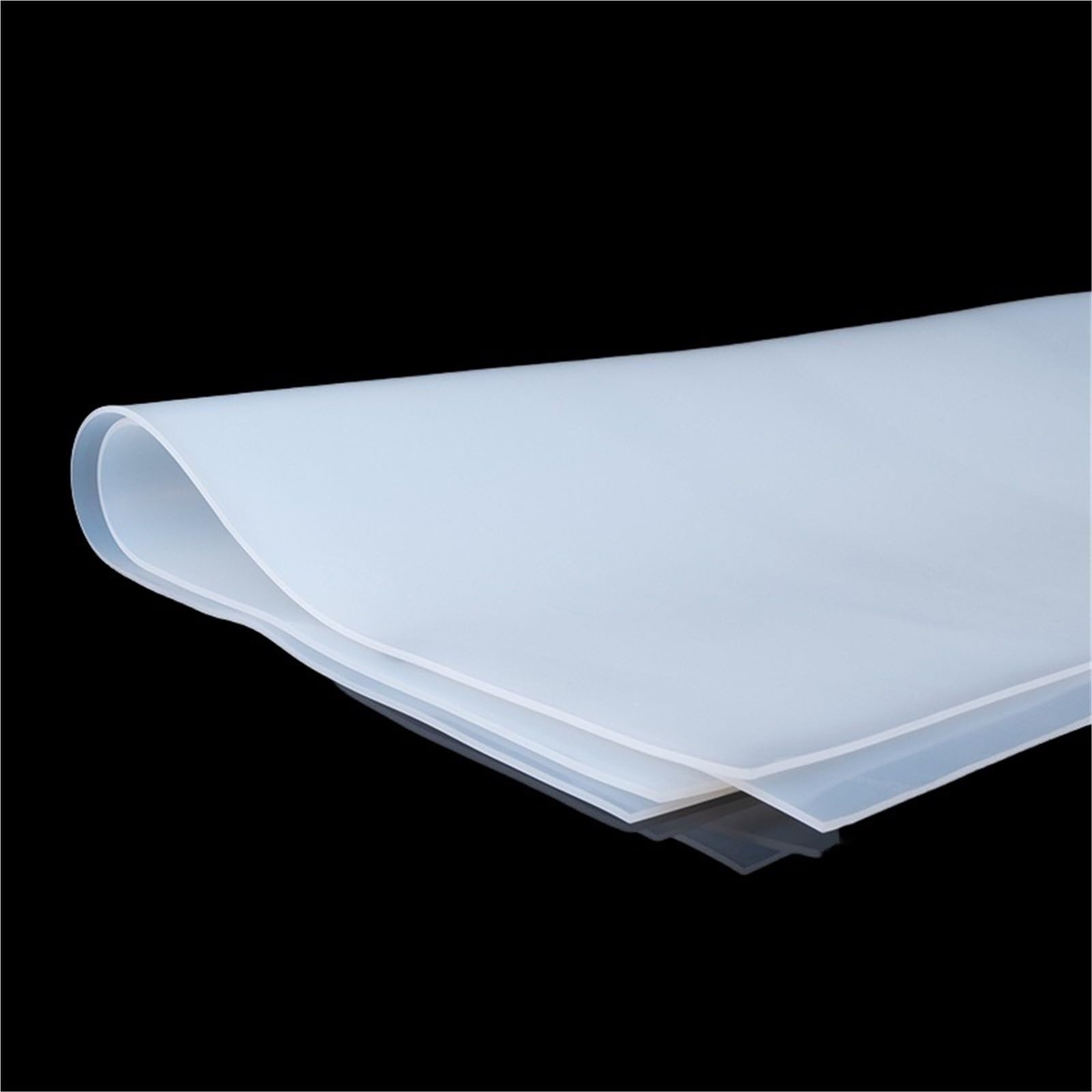 Arkusz silikonowej o wymiarach 500 x 500 mm Odporna na wysokie temperatury, antystatyczna podkładka tłumiąca wibracje(Transparent,500x500x1.5mm)