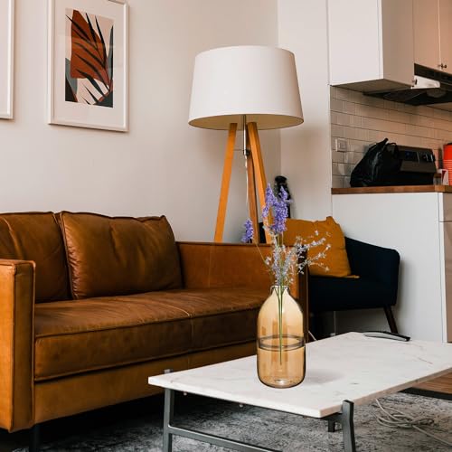 Vase en verre ambre pour embellir un salon ou une table vide - 6
