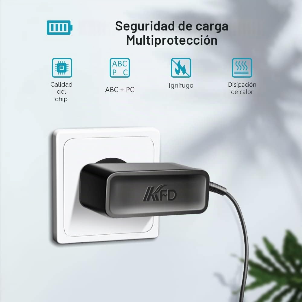 KFD Cable Corriente TV AC Adaptador para LG LCAP16B-E Model LCAP16A-E ADS-45FSN-19 Monitor ADS-40FSG-19 19V 1.6A Adaptor Cable Alimentación Pantalla Television 24ML44B 24ML600M 24ML600S 27ML600M B