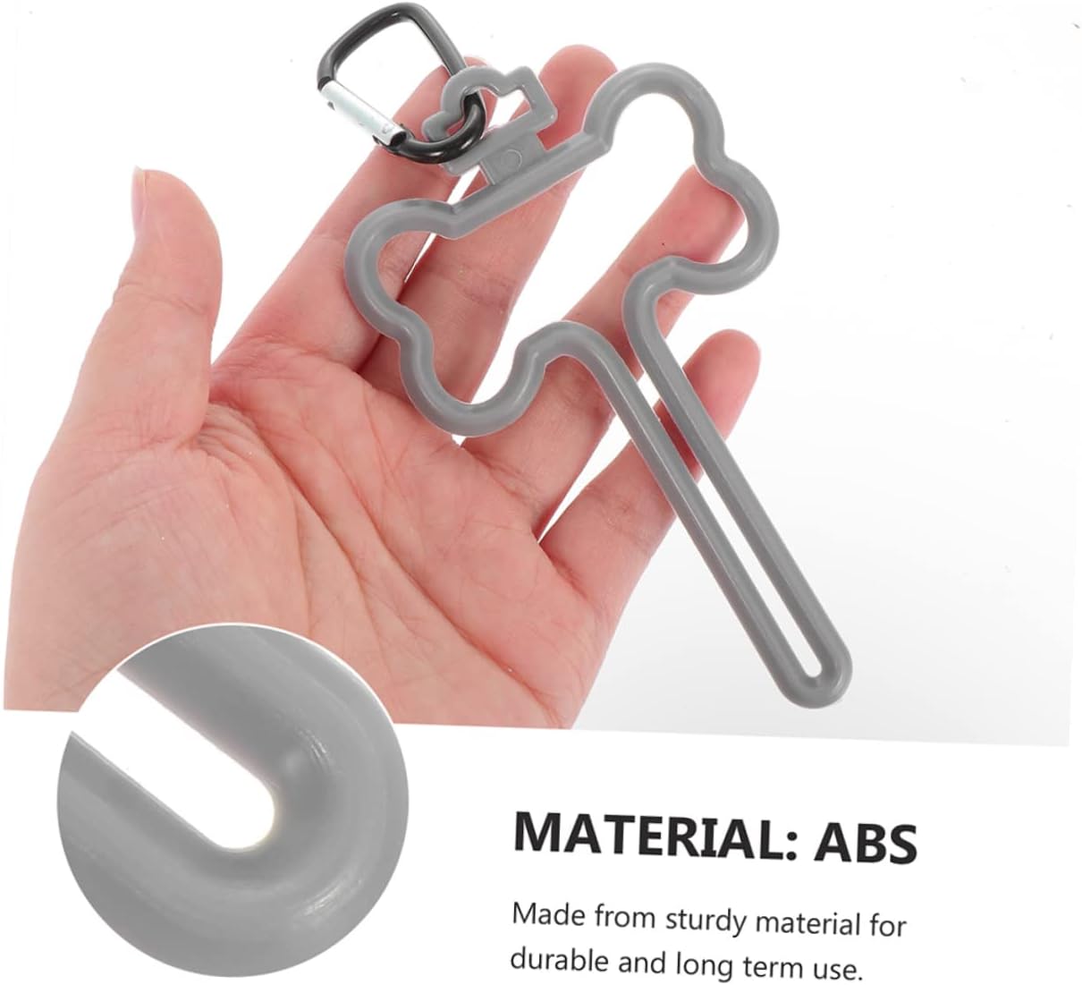 FRCOLOR 40pcs Dog Poop Bag Holders Waste Bag Clips for Pet Portable and Easy to Install for Dog Walking and Outdoor Activities