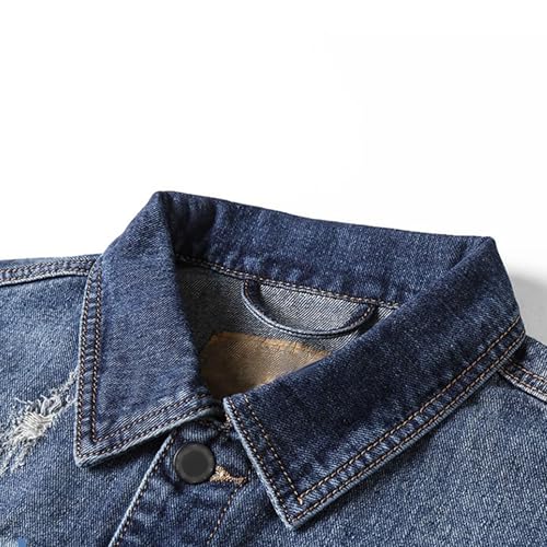 Chaqueta de mezclilla para hombre Maiyifu-GJ vintage miniatura 5