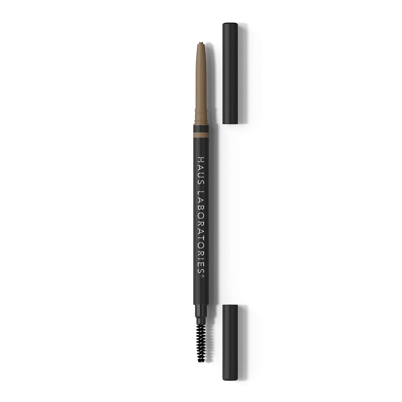 HAUS LABORATORIES By Lady Gaga: THE EDGE PRECISION BROW PENCIL | Mikro-Augenbrauenstift zum Definieren haardünner Striche, 24 Stunden Halt, in Schwarz, Braun und mehr | .002 Oz. (Packung mit 2)