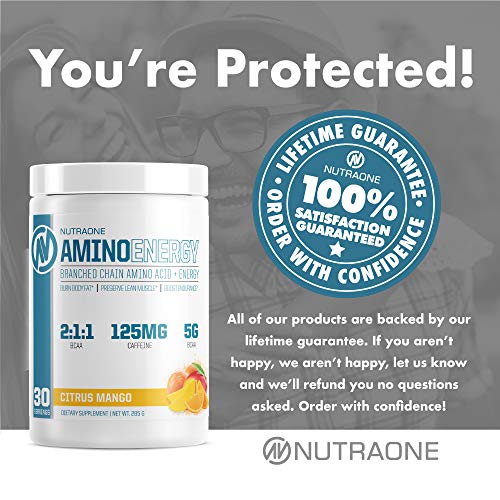 Amino Energy BCAA Powder Pre-Workout Supplement with Caffeine by NutraOne – Branched Chain Amino Acids to Help Fuel and… - Image 8