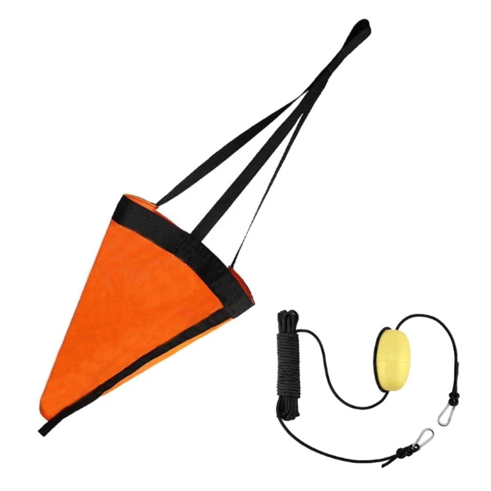 Mooring Rope, Boat Float Tow Rope Marine PVC Sea Anchor Drift Anchor Drogue Drifting Brake Rowing with 30ft Retrieving Tow Throw Line